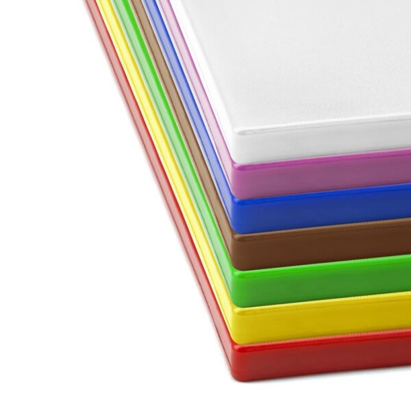 Hygiplas Low Density Set of 7 Chopping Board Set - 600x450x20mm - Image 3