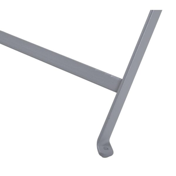 Bolero Grey Pavement Style Folding Table - 1100x700mm - Image 4