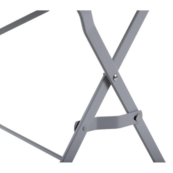 Bolero Grey Pavement Style Folding Table - 1100x700mm - Image 6