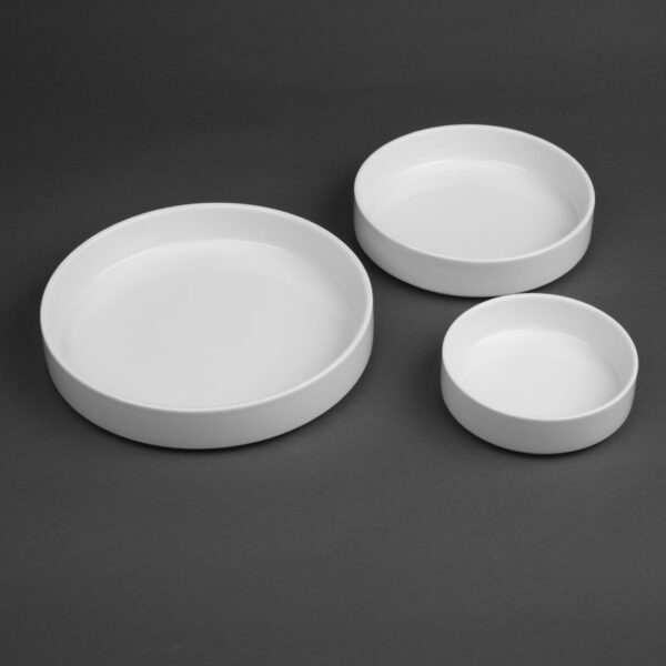 Olympia Whiteware Flat Walled Bowl - 152mm 6" (Box 6) - Image 5