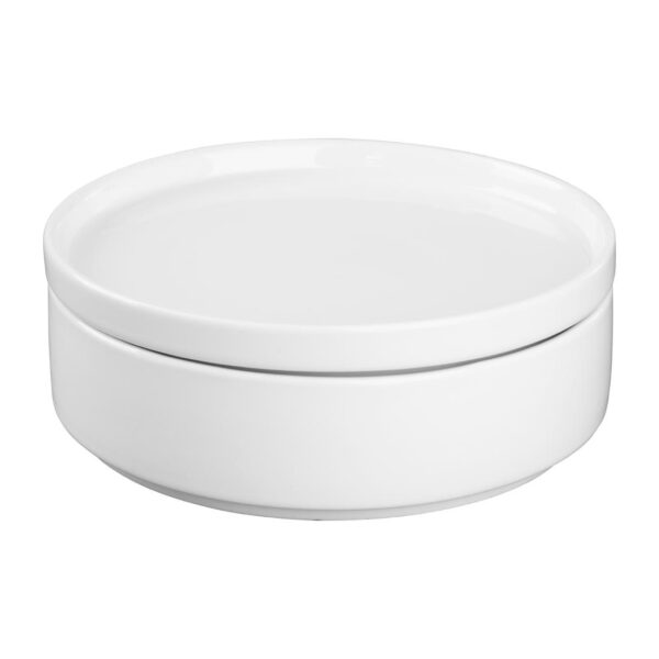 Olympia Whiteware Flat Walled Bowl - 152mm 6" (Box 6) - Image 2