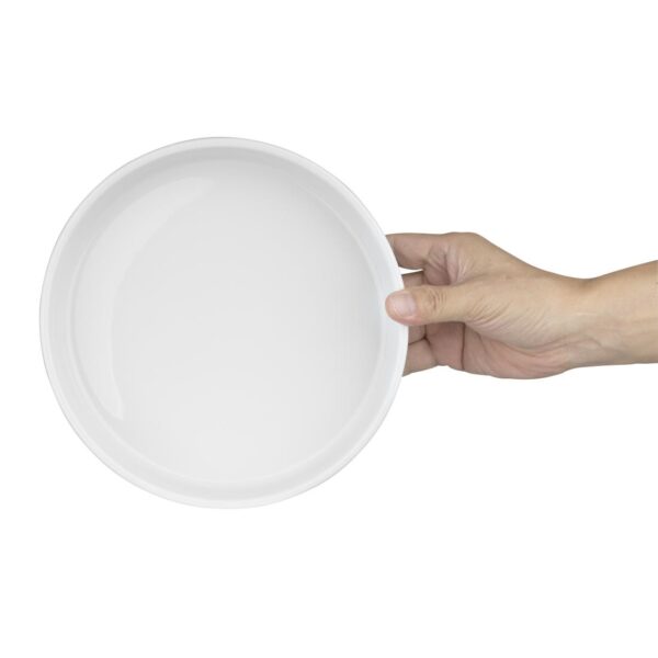 Olympia Whiteware Flat Walled Bowl - 215mm 8 1/2" (Box 4) - Image 6