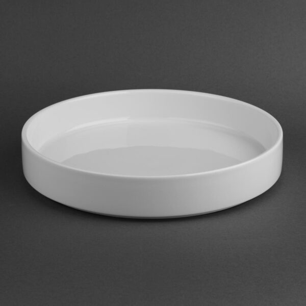 Olympia Whiteware Flat Walled Bowl - 270mm 10 2/3" (Box 4) - Image 3