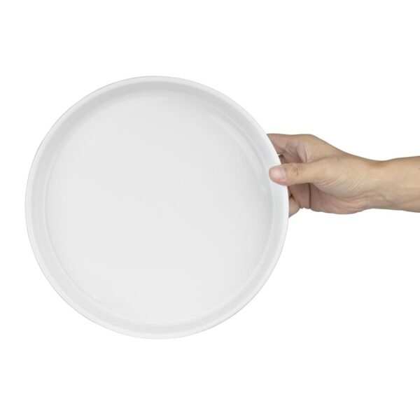Olympia Whiteware Flat Walled Bowl - 270mm 10 2/3" (Box 4) - Image 6