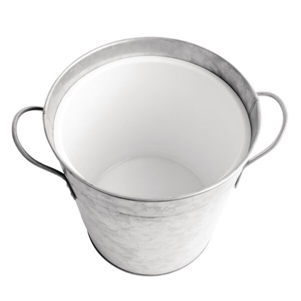 Olympia Ice Bucket Galvanized - 3.4Ltr - Image 3