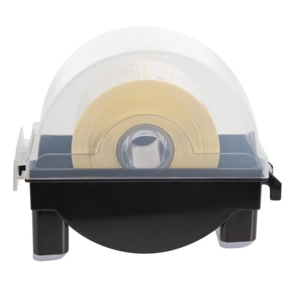 Hygiplas Removable Food Prep Label 2x2.5'' (Roll 500) with Plastic Dispenser - Image 3
