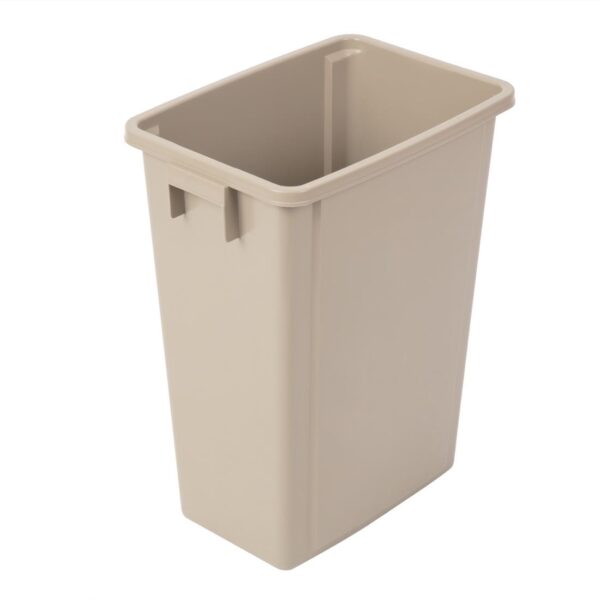Nisbets Essentials Kitchen Bin Beige - 56Ltr - Image 2