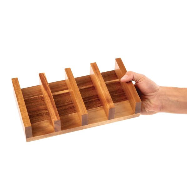 Olympia Wooden Taco Stand/Riser - Image 4