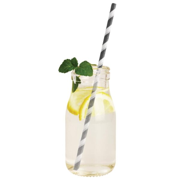 Olympia Glass Milk Bottle - 200ml (Box 12) - Image 3