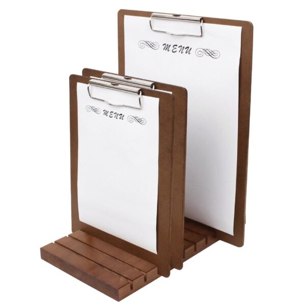 Wooden Menu Clipboard A4 330x240mm - Image 3