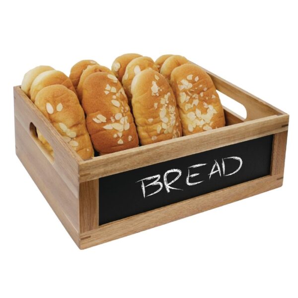 Olympia Display Crate with Blackboard Side 1/2 GN - Image 2