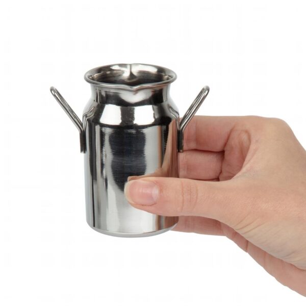 Mini Milk Churn Stainless Steel Medium - 120ml 4.25oz 45(dia) x 80(h)mm - Image 4