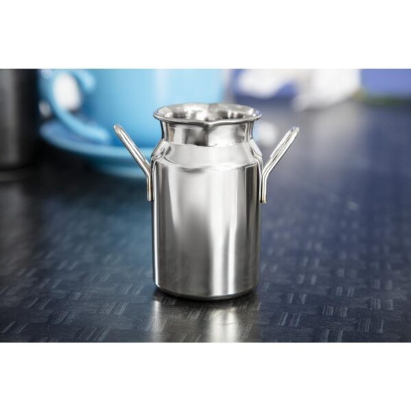 Mini Milk Churn Stainless Steel Medium - 120ml 4.25oz 45(dia) x 80(h)mm - Image 5