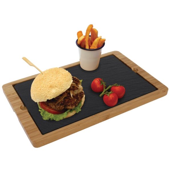 Olympia Slate Platter for CM061 Tray - 280x180mm (Set of 2) - Image 2