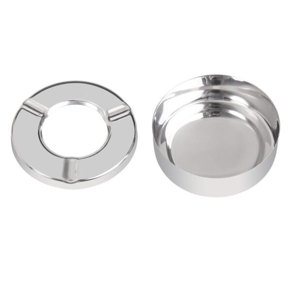 Stainless Steel Windproof Ashtray (Box 6) - Image 5