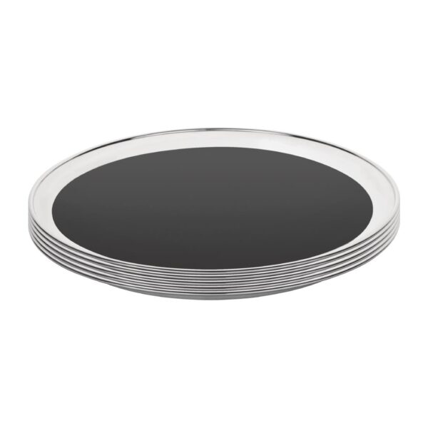 Non-Slip Tray St/St Matt Black - 355mm 14" - Image 2