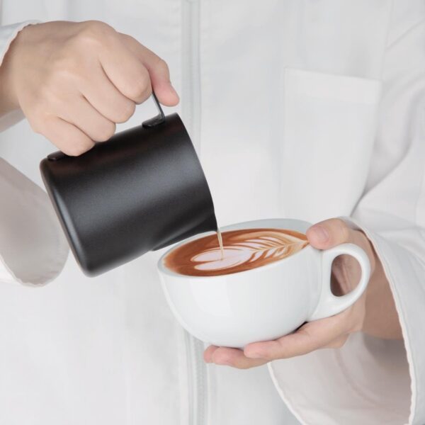 Olympia Black Non-Stick Milk Jug - 12oz - Image 5