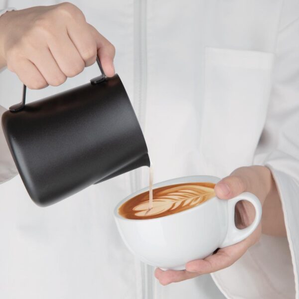 Olympia Black Non-Stick Milk Jug - 20oz - Image 5