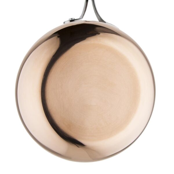 Vogue Tri-Wall Copper Flared Saute Pan - 200x90mm - Image 7