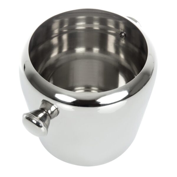 Olympia Stainless Steel Mini Ice Bucket - 1Ltr 40oz - Image 2