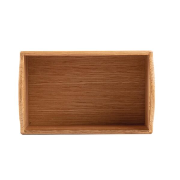 Olympia FSC Oak Utensil Holder Printed One Side - 230x145x135mm - Image 4