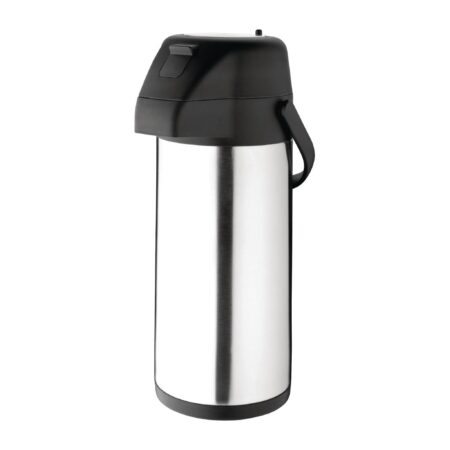 Olympia Pump Action Airpot Stainless Steel Push Button 3 Litre