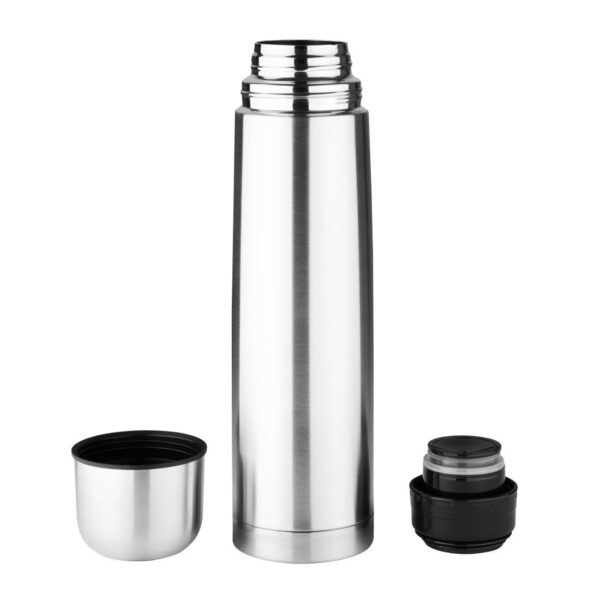 Olympia Vacuum Flask Stainless Steel 1 Litre - Image 3