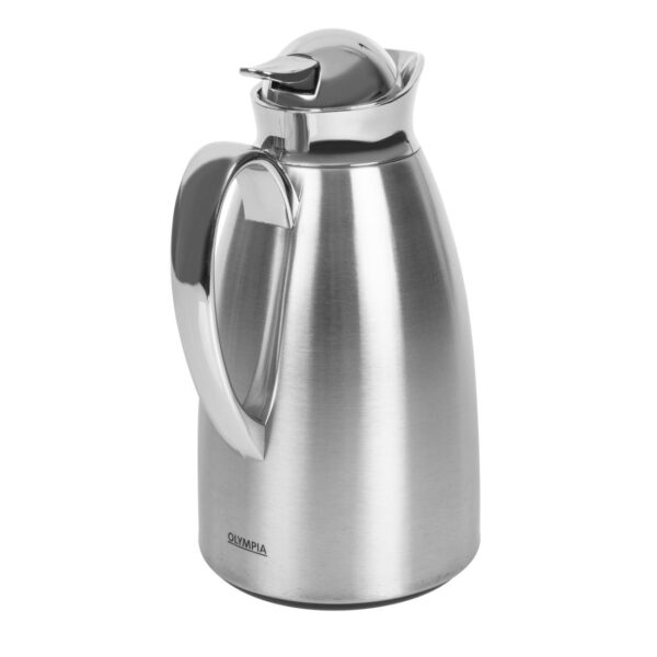 Olympia Chromed Vacuum Jug 1 litre - Image 3
