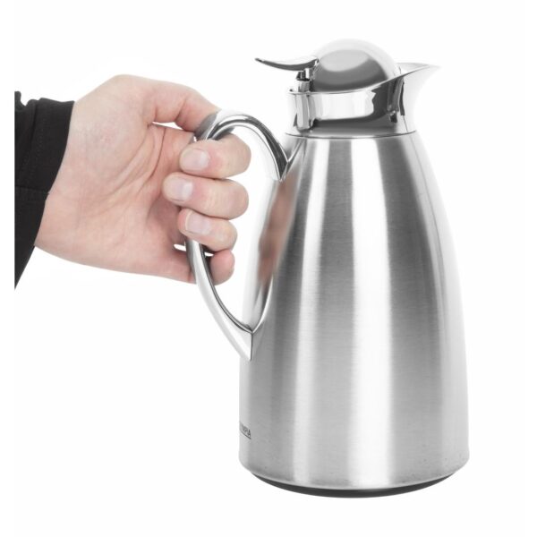 Olympia Chromed Vacuum Jug 1 litre - Image 6