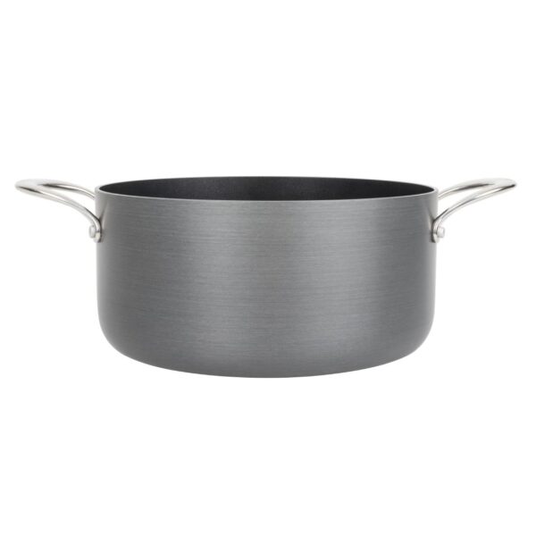 Vogue Non Stick Casserole Pan Anodised Aluminium - 240mm 9 1/2" - Image 4
