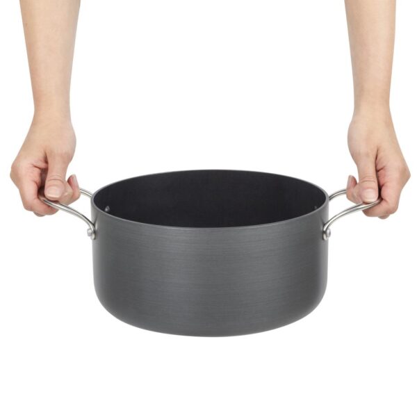 Vogue Non Stick Casserole Pan Anodised Aluminium - 240mm 9 1/2" - Image 8