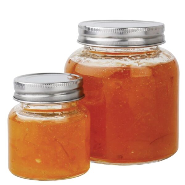 Vogue Glass Jar with St/St Lid - 84x100mm 330ml 12fl oz (Box 6) - Image 3