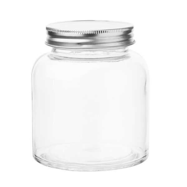 Vogue Glass Jar with St/St Lid - 84x100mm 330ml 12fl oz (Box 6) - Image 4