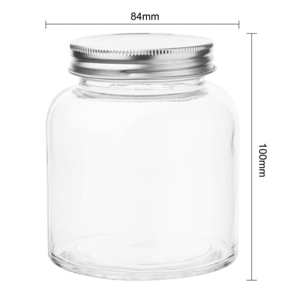 Vogue Glass Jar with St/St Lid - 84x100mm 330ml 12fl oz (Box 6) - Image 6