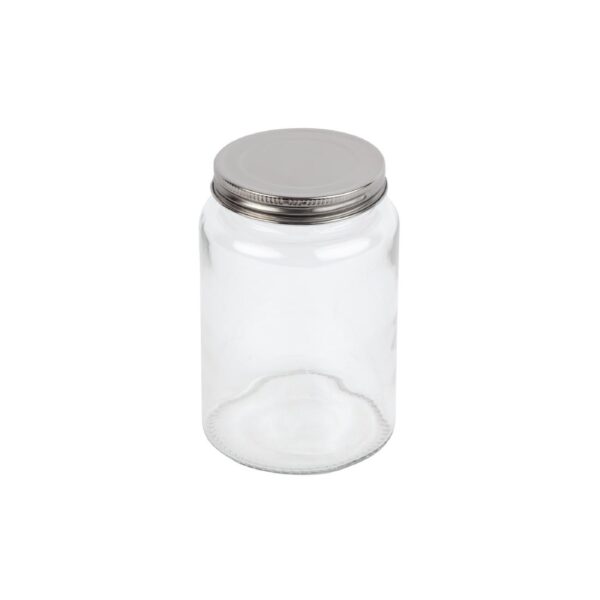 Vogue Glass Jar with St/St Lid - 86x130mm 550ml (Box 6) - Image 3