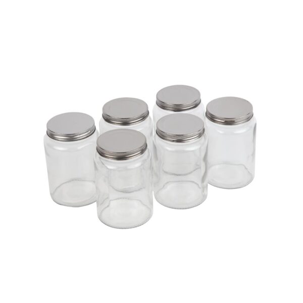 Vogue Glass Jar with St/St Lid - 86x130mm 550ml (Box 6) - Image 5