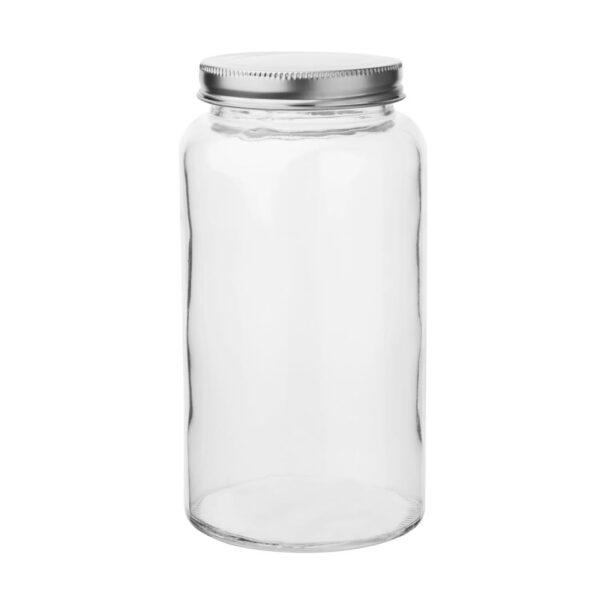 Vogue Glass Jar with St/St Lid - 90x170mm 800ml 28fl oz (Box 6) - Image 3