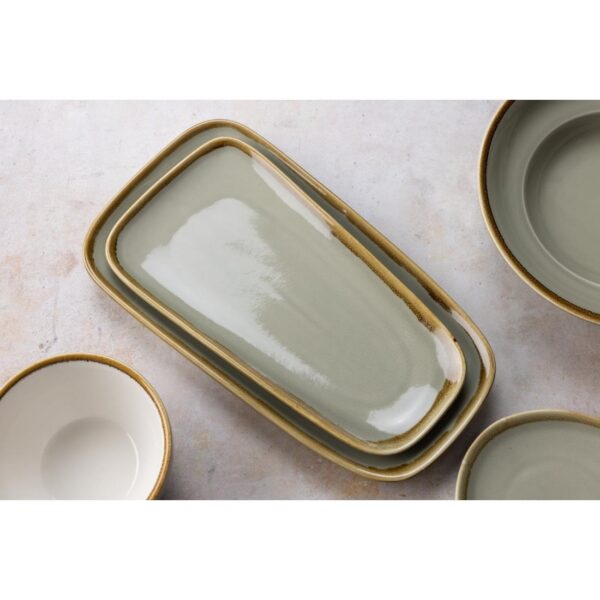 Olympia Kiln Moss Platter Medium - 295x142x23(H)mm (Box 4) - Image 2