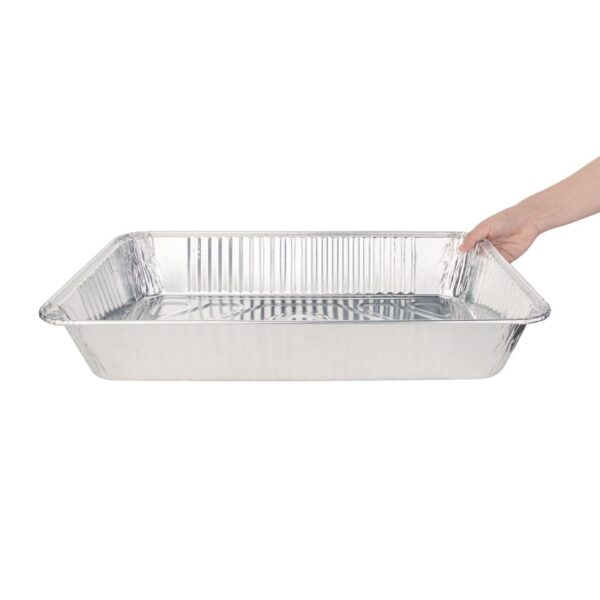 Fiesta Recyclable Rectangular Foil Container - GN 1/1 (Pack 5) - Image 3