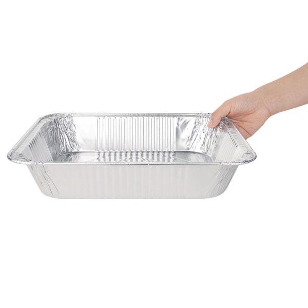 Fiesta Recyclable Rectangular Foil Container - GN 1/2 (Pack 5) - Image 3