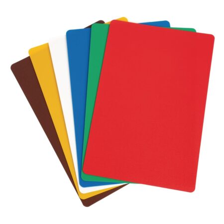 6 x HygiplasÂ  Colour Coded Chopping Mat Set - 300x450mm