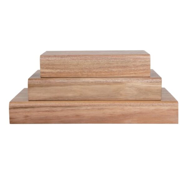 Olympia FSC Acacia Wood Riser Set (Set 3) - Image 2