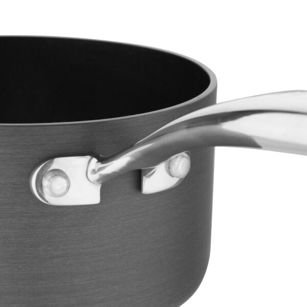 Vogue Annodised Aluminium Non Stick Sauce Pan 180mm - Image 3