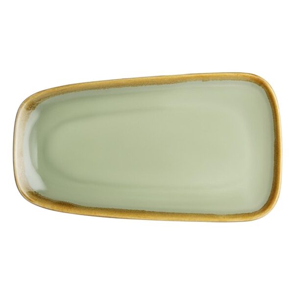 Olympia Kiln Moss Platter Large - 335x175mm (Box 4)