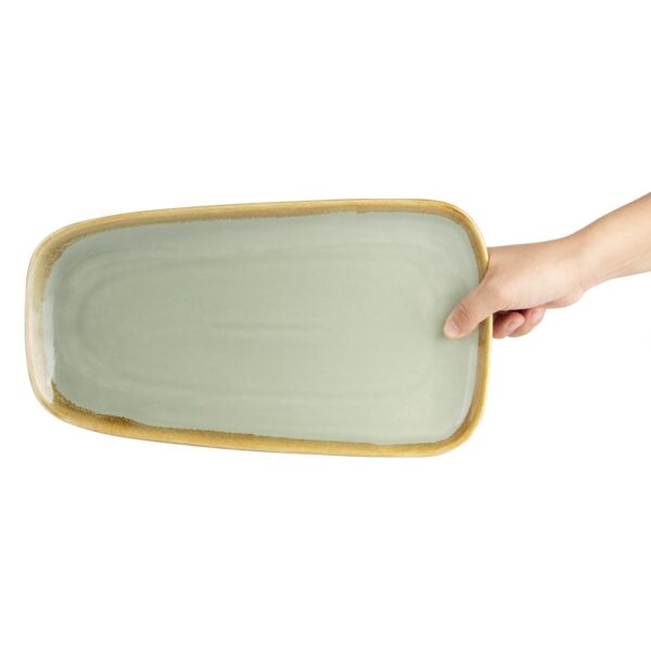 Olympia Kiln Moss Platter Large - 335x175mm (Box 4) - Image 5