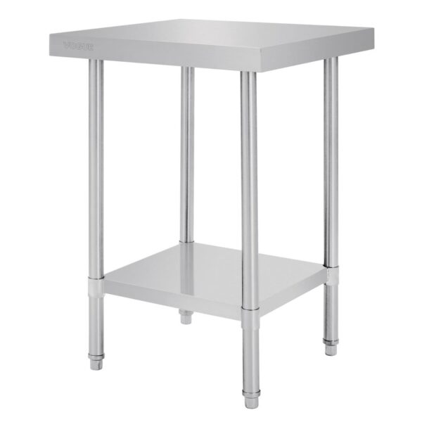 Vogue Premium 304 Stainless Steel Table - 600x600x900mm - Image 2