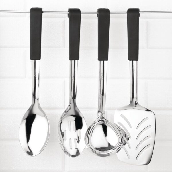 Vogue Black Handled Ladle - 340mm 130ml - Image 4