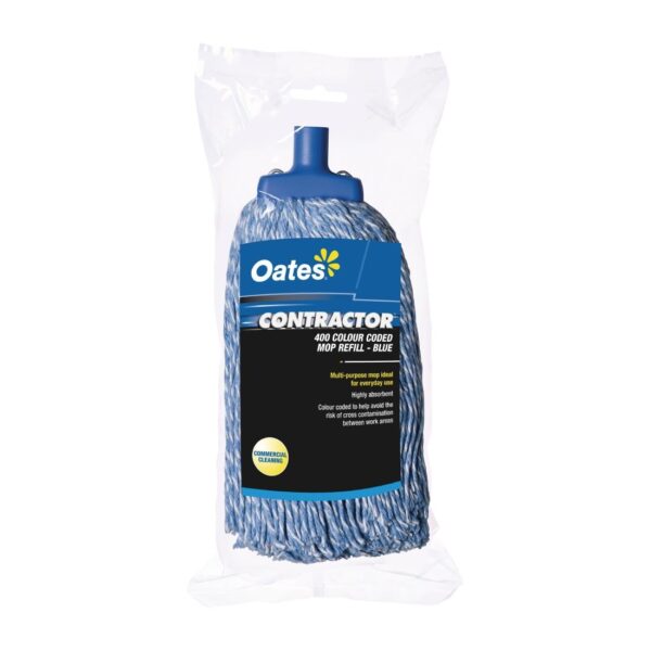 Oates Contractor Mop Head - Blue - 400g 320mm - Image 2