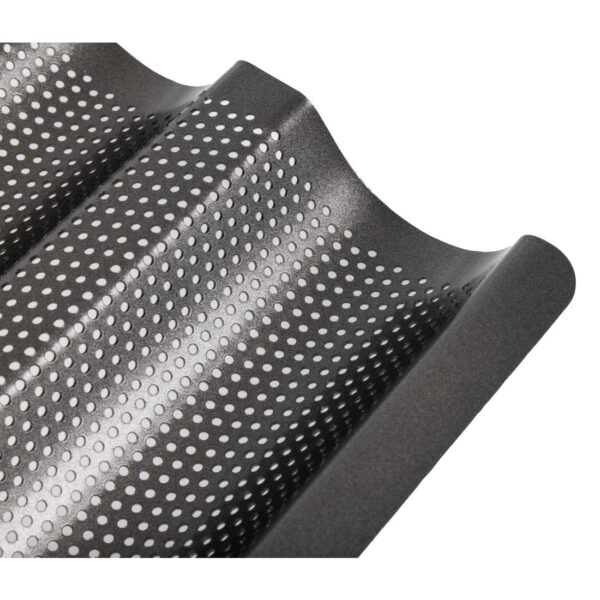 Masterclass Crusty Bake Non-Stick Baguette Tray ; 39x16x2.5cm - Image 3