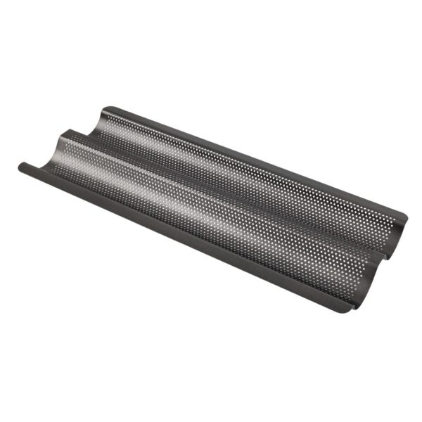 Masterclass Crusty Bake Non-Stick Baguette Tray ; 39x16x2.5cm - Image 4